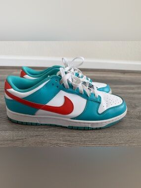 Nike Dunk Low "Miami Dolphins" sneakers men’s size 11
